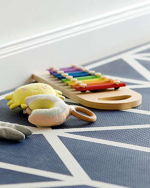 Toddlekind Prettier Playmats - Tappeto Gioco - Nordic Blu - 120x180 cm Tappeti Puzzle