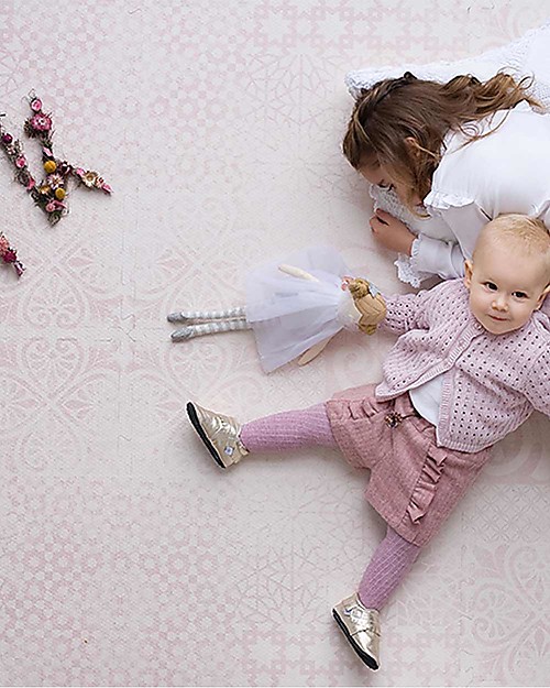 Toddlekind Prettier Playmats - Tappeto Gioco - Persian Blossom - 120x180 cm - Include 6 Riquadri! Tappeti Puzzle