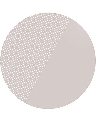 Toddlekind Splat Mats - Tappeto Impermeabile Multiuso - A Pois Beige - 105 cm - Perfetto Sotto al Seggiolone! Tappeti Multiuso