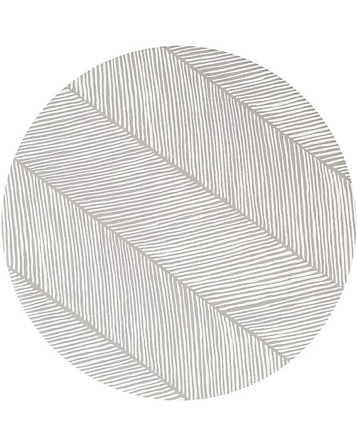 Toddlekind Splat Mats - Tappeto Impermeabile Multiuso - Righe - Grigio - 105 cm - Perfetto Sotto al Seggiolone! Tappeti per Seggiolone