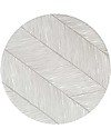 Toddlekind Splat Mats - Tappeto Impermeabile Multiuso - Righe - Grigio - 105 cm - Perfetto Sotto al Seggiolone! Tappeti per Seggiolone