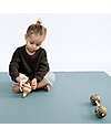 Toddlekind Tappeto Gioco - Collezione Classic - Mineral/Blu - 131x131 cm - Include 9 Riquadri! Tappeti Puzzle