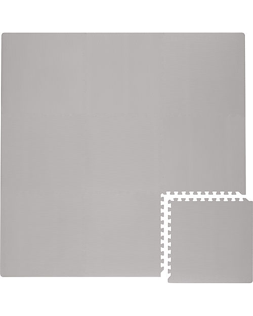 Toddlekind Tappeto Gioco - Collezione Classic - Stone/Grigio - 131x131 cm -  Include 9 Riquadri! unisex (bambini)