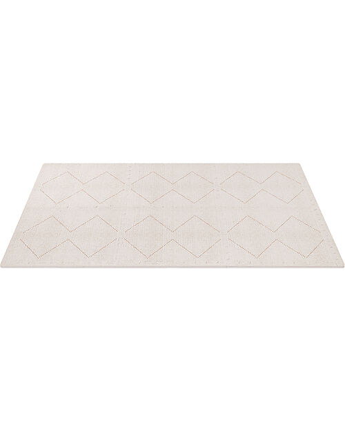 Toddlekind Tappeto Gioco - Collezione Tulum - Bone - 120x180 cm - Include 6 Riquadri! Tappeti Puzzle
