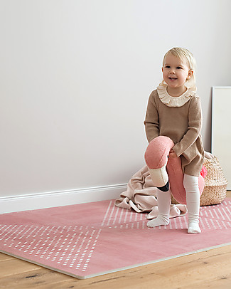 Toddlekind Tappeto Gioco Puzzle - Earth Ash Rose - 120x180 cm Tappeti_FAKE
