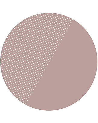 Toddlekind Tappeto Multiuso Lavabile per Seggiolone - Spotted Rose - 150 cm Tappeti