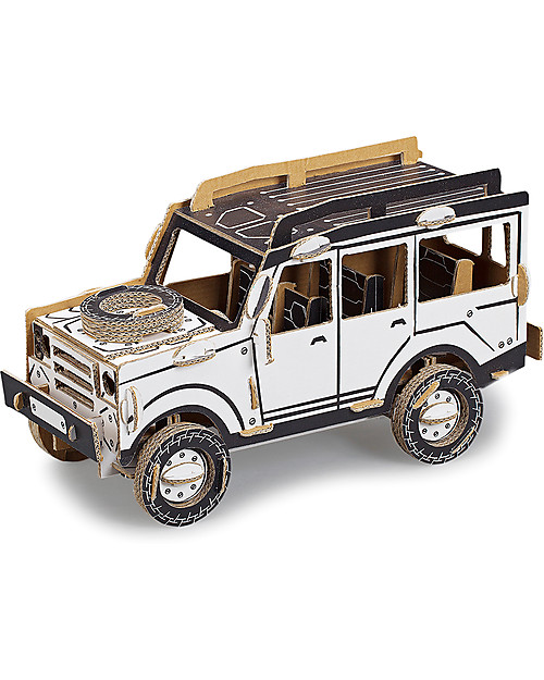 ToDo Gioco da Costruire in Cartone Livello Student, Jeep 100 pezzi - Ecologia e divertimento! Giochi Creativi