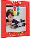 ToDo Gioco da Costruire in Cartone Livello Student, Macchina da Corsa 98 pezzi - Ecologia e divertimento! Kit Fai Da Te