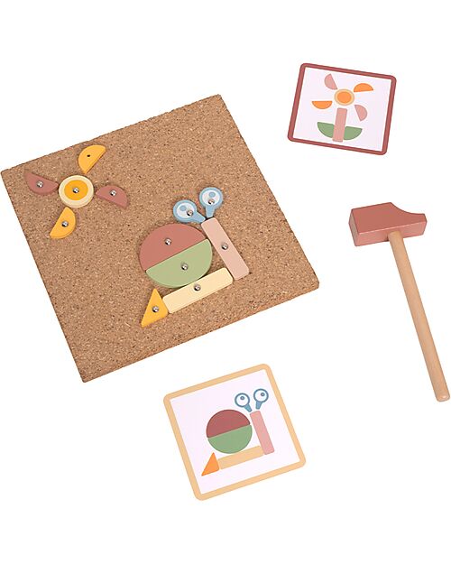 Tooky Toy Gioco Educativo - Tap Tap - Oltre 20 Forme Componibili! - 4+ Anni Giochi STEM