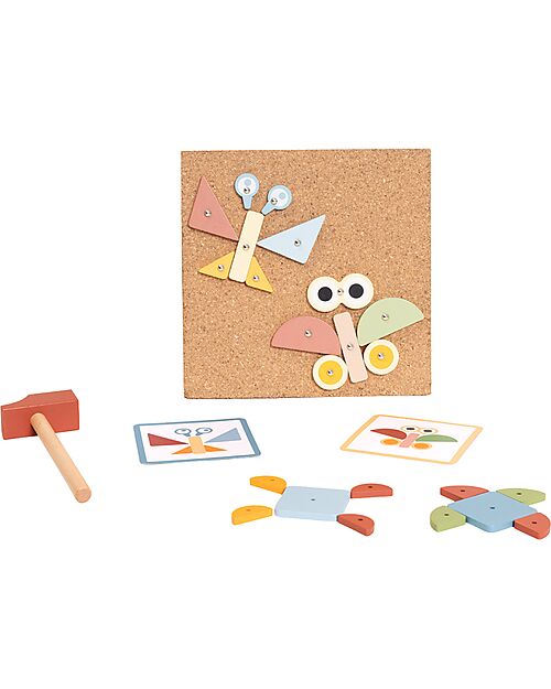 Tooky Toy Gioco Educativo - Tap Tap - Oltre 20 Forme Componibili! - 4+ Anni Giochi STEM