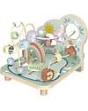 Tooky Toy Labirinto con Perline in Legno - Foresta - 28,5 x 20,7 x 19,1 cm - A Partire Dai 12 Mesi Giochi per Neonati_