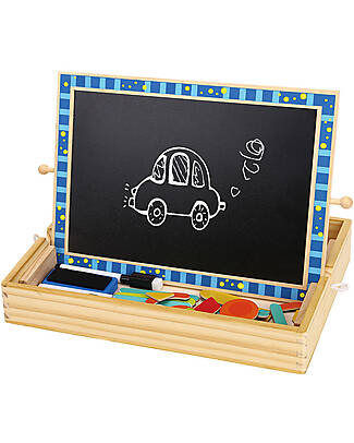 Tooky Toy Lavagna Magnetica Multiattività - Oltre 30 Forme Componibili! - 117 Pezzi - 31,5 x 22 x 21,5 cm - 3+ Anni Giochi Magnetici