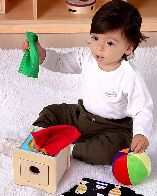 Tooky Toy Scatola Educativa Multisensoriale - 21 Pezzi - 32,5 x 27 x 14 cm - 0+ Giochi Sensoriali_