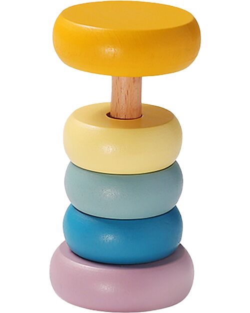 Tooky Toy Scatola Educativa Multisensoriale - 22 Pezzi - 32,5 x 27 x 14 cm - 6m+ Giochi Sensoriali_