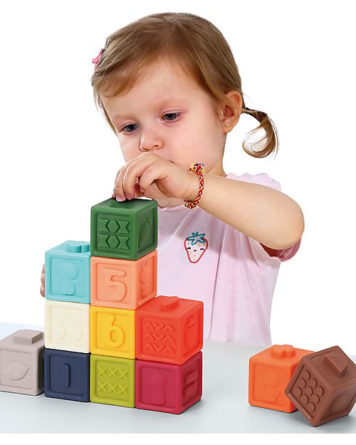 Tooky Toy Scatola Educativa Multisensoriale - 22 Pezzi - 32,5 x 27 x 14 cm - 6m+ Giochi Sensoriali_
