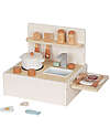 Tooky Toy Set Cucina in Legno - 23 pezzi - 30 x 25,5 x 27 cm - 3+ Anni Cucine Giocattolo
