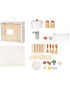 Tooky Toy Set Cucina in Legno - 23 pezzi - 30 x 25,5 x 27 cm - 3+ Anni Cucine Giocattolo
