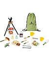 Tooky Toy Set da Campeggio in Legno - 35 Pezzi - 28 x 38 x 33 cm - 3+ Anni Far finta di