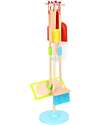 Tooky Toy Set da Gioco per la Pulizia in Legno - 25 x 25 x 79 cm - A Partire Dai 3 Anni - Comprende 6 Pezzi Far finta di