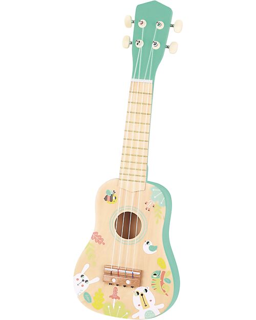 Tooky Toy Strumento Musicale Ukulele in Legno - 17 x 5,2 x 54 cm -  A Partire Dai 3 Anni Strumenti Musicali