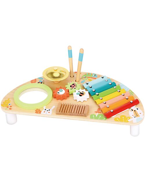 Tooky Toy Tavolo Musicale Multifunzione - 44 x 23 x 10 cm -A Partire Dai 24 Mesi Strumenti Musicali