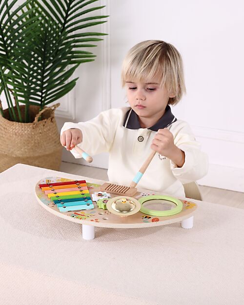 Tooky Toy Tavolo Musicale Multifunzione - 44 x 23 x 10 cm -A Partire Dai 24 Mesi Strumenti Musicali