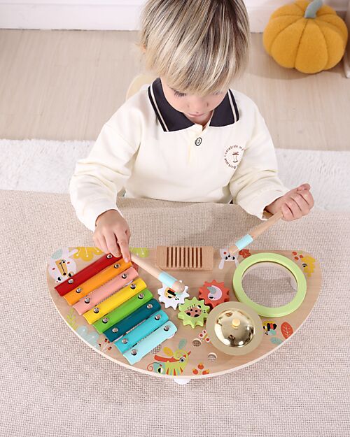 Tooky Toy Tavolo Musicale Multifunzione - 44 x 23 x 10 cm -A Partire Dai 24 Mesi Strumenti Musicali