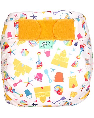 Tots Bots Costumino Contenitivo - Castelli di sabbia - Fatto con plastica riciclata! Costumi Contenitivi