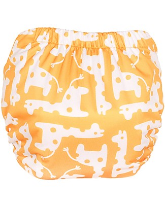 Tots Bots Pannolino Lavabile Tutto in Uno Easy Fit STAR - Giraffa - Da 3,5 a 16 kg Pannolini Lavabili