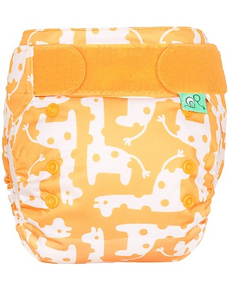 Tots Bots Pannolino Lavabile Tutto in Uno Easy Fit STAR - Giraffa - Da 3,5 a 16 kg Pannolini Lavabili