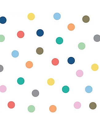 Tresxics Adesivi da Parete Amovibili Pois, Colori Assortiti - Confezione da 100 adesivi! Adesivi Da Parete