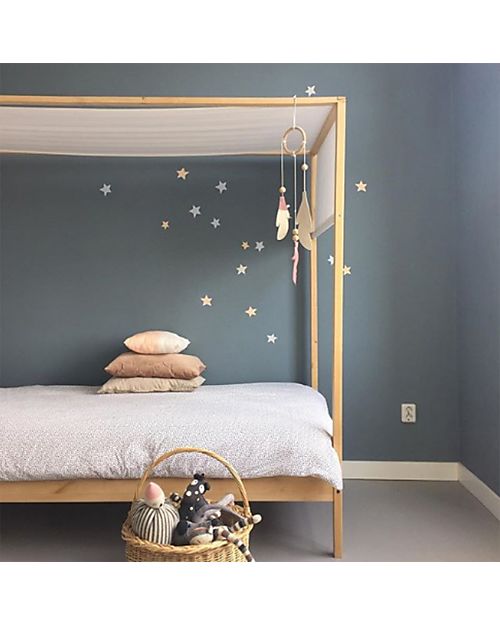 Tresxics Adesivi da Parete Amovibili Stelle - Colori tenui Adesivi da Parete