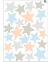 Tresxics Adesivi da Parete Amovibili Stelle - Colori tenui Adesivi da Parete