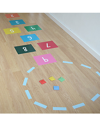 Tresxics Adesivi in Vinile per Pavimento, Gioco della Campana, Multicolore Decorazioni