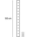 Tresxics Adesivo Amovibile Misuratore d'Altezza per Bambini - Verde Menta - Da 20 a 150 cm Adesivi da Parete