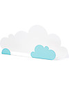 Tresxics Mensola a Forma di Nuvoletta con Adesivi - Celeste Mensole