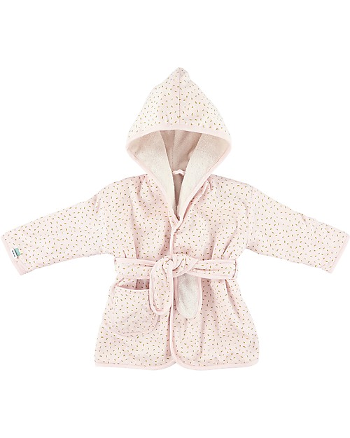 Trixie Accappatoio per Bimbe di 2-3 anni, Pietra Lunare - Cotone Accappatoi e Asciugamani