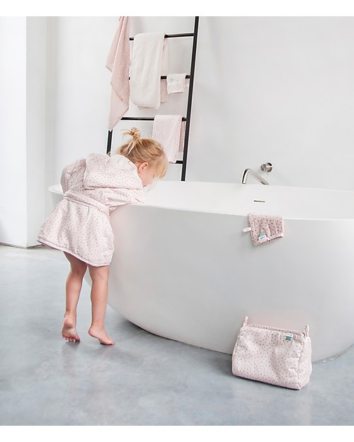 Trixie Accappatoio per Bimbe di 2-3 anni, Pietra Lunare - Cotone Accappatoi e Asciugamani