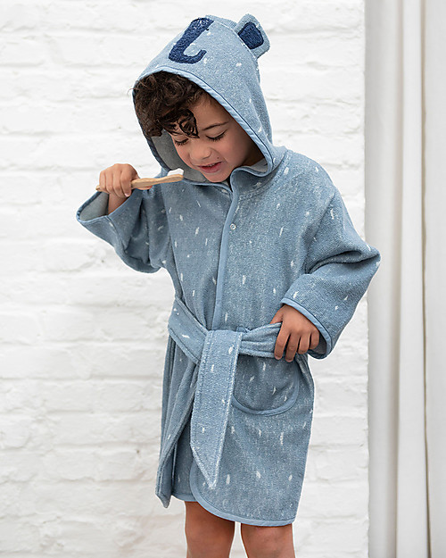 Vestaglia Neonata Accappatoio Bambini Peluche Morbido, Con