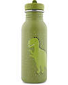 Trixie Borraccia in Acciaio Inox - 500 ml - Mr Dino - Verde Borracce non Termiche