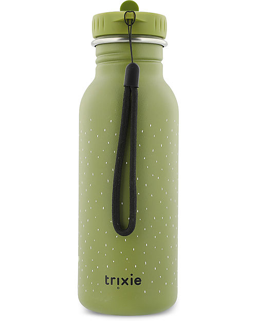 Trixie Borraccia in Acciaio Inox - 500 ml - Mr Dino - Verde Borracce non Termiche