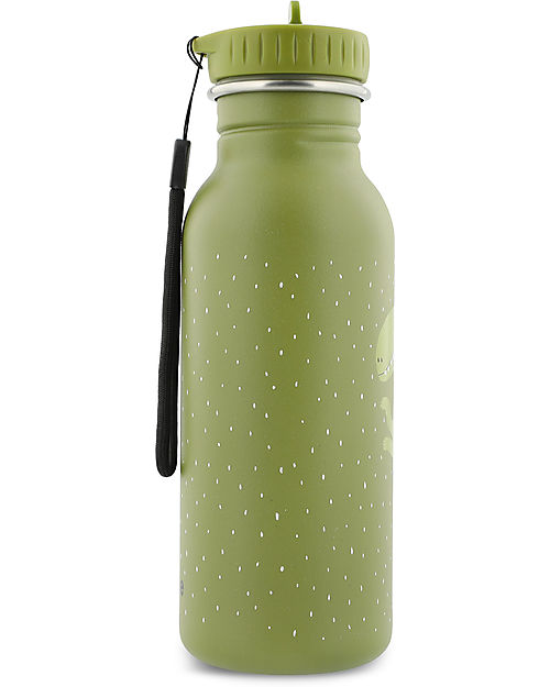 Trixie Borraccia in Acciaio Inox - 500 ml - Mr Dino - Verde Borracce non Termiche