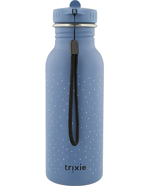 Trixie Borraccia in Acciaio Inox - 500 ml - Mr Elephant - Blu Borracce non Termiche