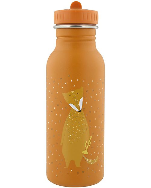 Trixie Borraccia in Acciaio Inox - 500 ml - Mr Fox - Arancio Borracce non Termiche