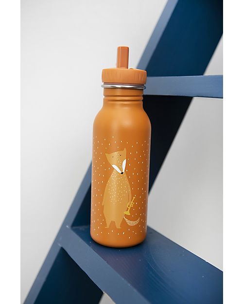 Trixie Borraccia in Acciaio Inox - 500 ml - Mr Fox - Arancio Borracce non Termiche