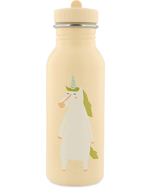 Trixie Borraccia in Acciaio Inox - 500 ml - Mrs Unicorn - Crema Borracce non Termiche