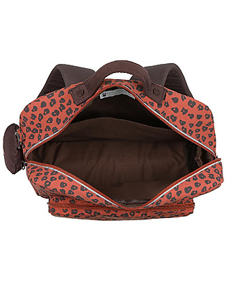 Trixie Cartella Scuola - Leopardo - Con zainetto morbido incluso! Zaini Asilo