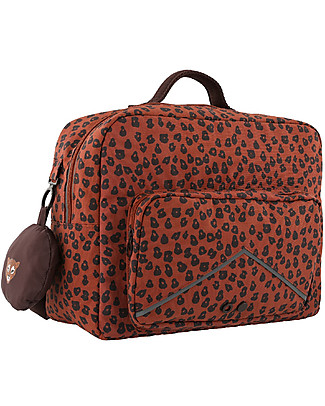 Trixie Cartella Scuola - Leopardo - Con zainetto morbido incluso! Zaini Asilo