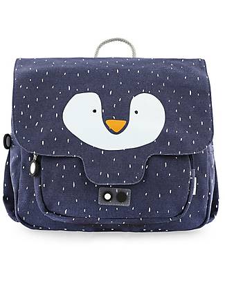 Trixie Cartella Zaino - Mr Penguin - Blu - 29 x 10 x 25 cm Zaini Scuola