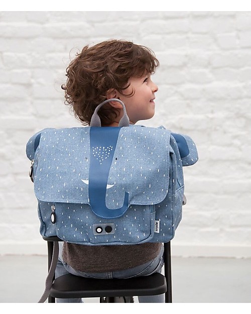 Trixie Cartella Zaino, Mrs Elefante - Cotone (29x10x25cm) Zaini Asilo